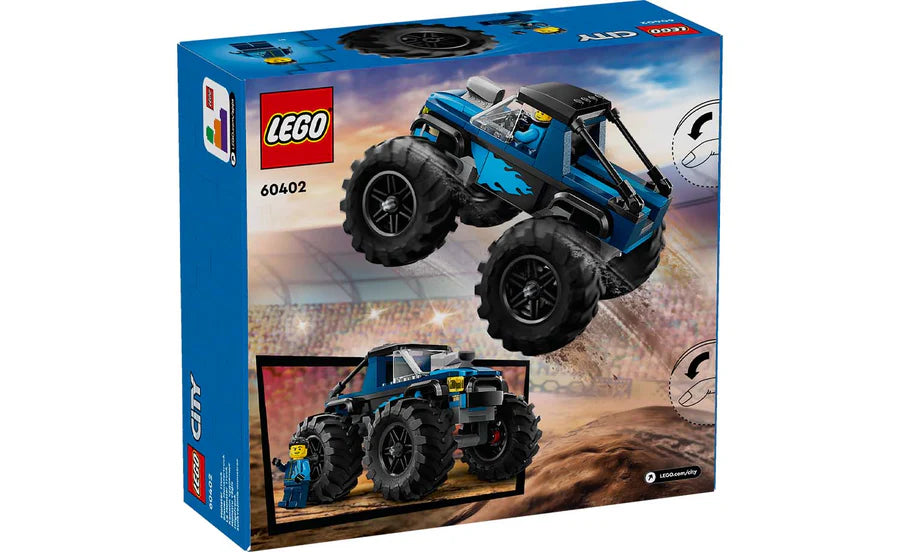 LEGO® City Blue Monster Truck Building Toy Cars 148 Pieces 60402