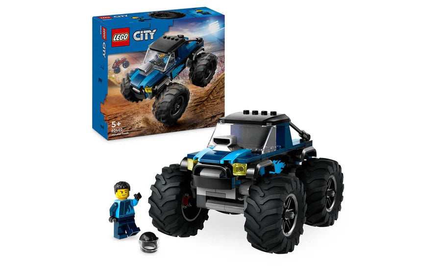 LEGO® City Blue Monster Truck Building Toy Cars 148 Pieces 60402