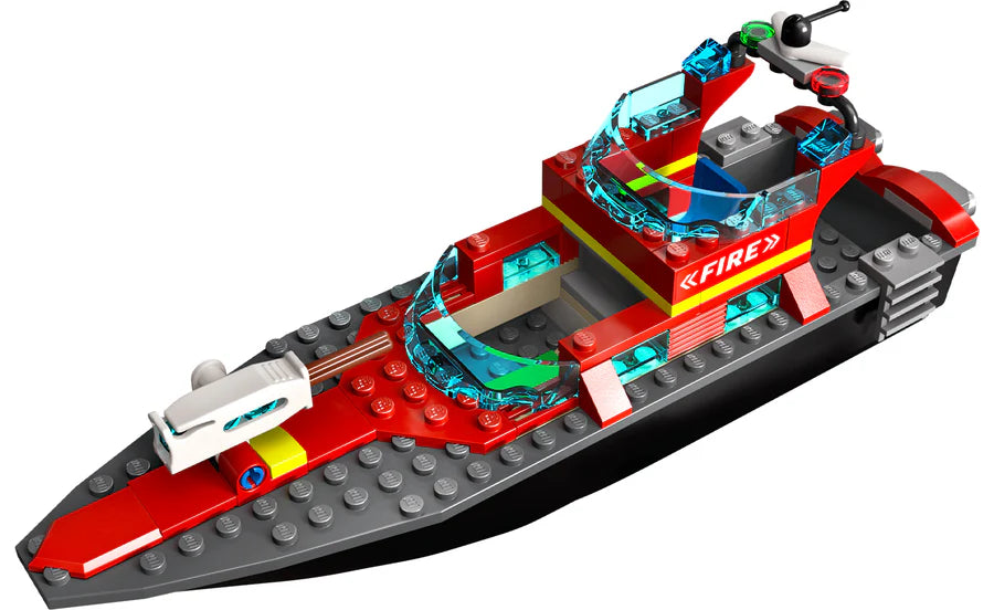 LEGO® City Fire Rescue Boat Building Toy Set 144 Pieces 60373