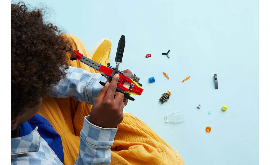 LEGO® City Fire Rescue Helicopter Building Toy Set 85 Pieces 60411