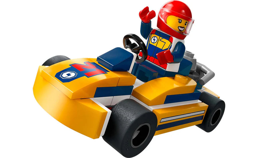 LEGO® City Go-Karts and Race Drivers Building Toy Cars 99 Pieces 60400