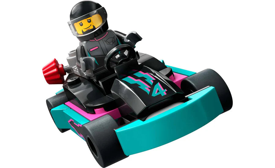 LEGO® City Go-Karts and Race Drivers Building Toy Cars 99 Pieces 60400