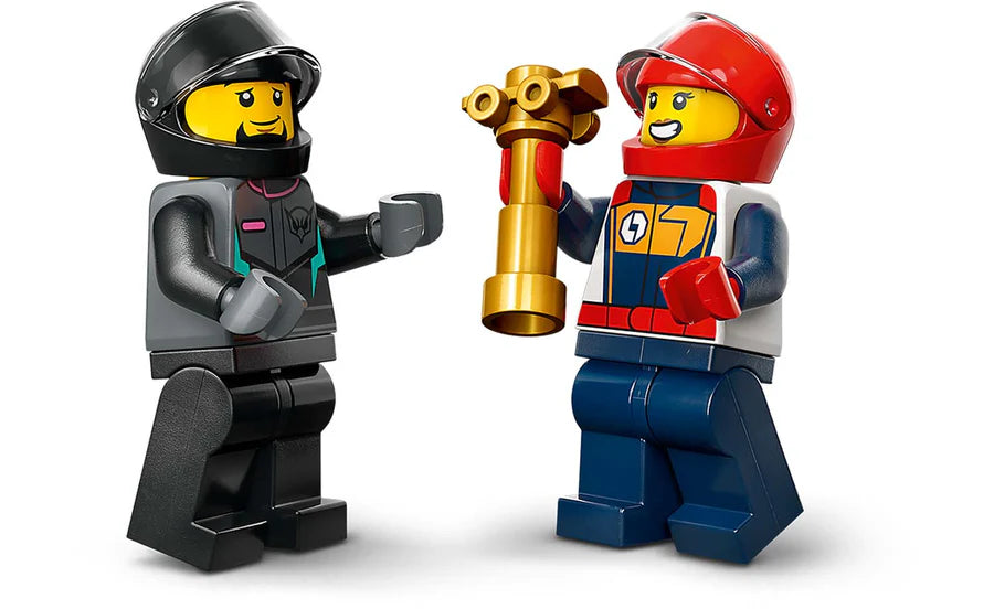 LEGO® City Go-Karts and Race Drivers Building Toy Cars 99 Pieces 60400