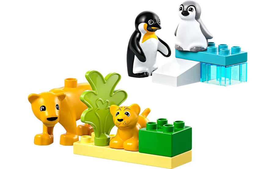 LEGO® DUPLO® Town Wild Animal Families Penguins & Lions Imagination Toy 10442 - MHC World