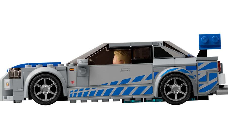 LEGO® Speed Champions 2 Fast 2 Furious Nissan Skyline GT-R (R34) Building Toy Cars (319 Pieces) 76917