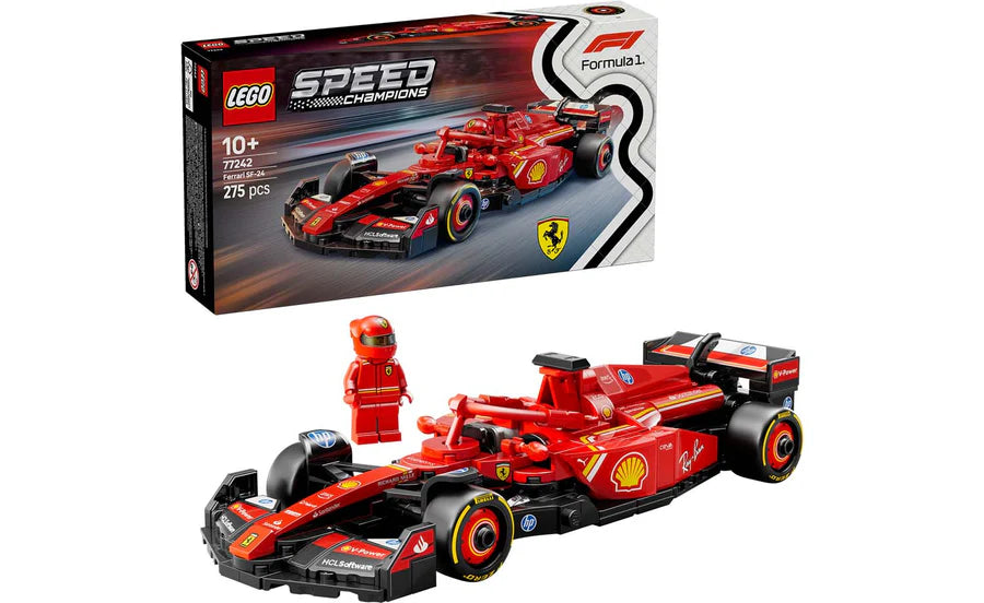 LEGO® Speed Champions Ferrari SF-24 F1® Race Car Driver Set 77242
