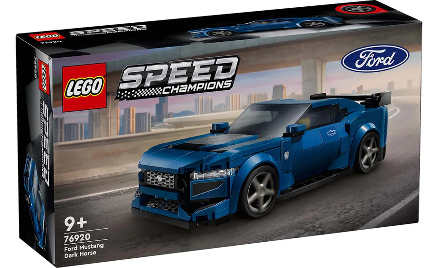 LEGO® Speed Champions Ford Mustang Dark Horse Sports Car Building Toy Cars (344 Pieces) 76920