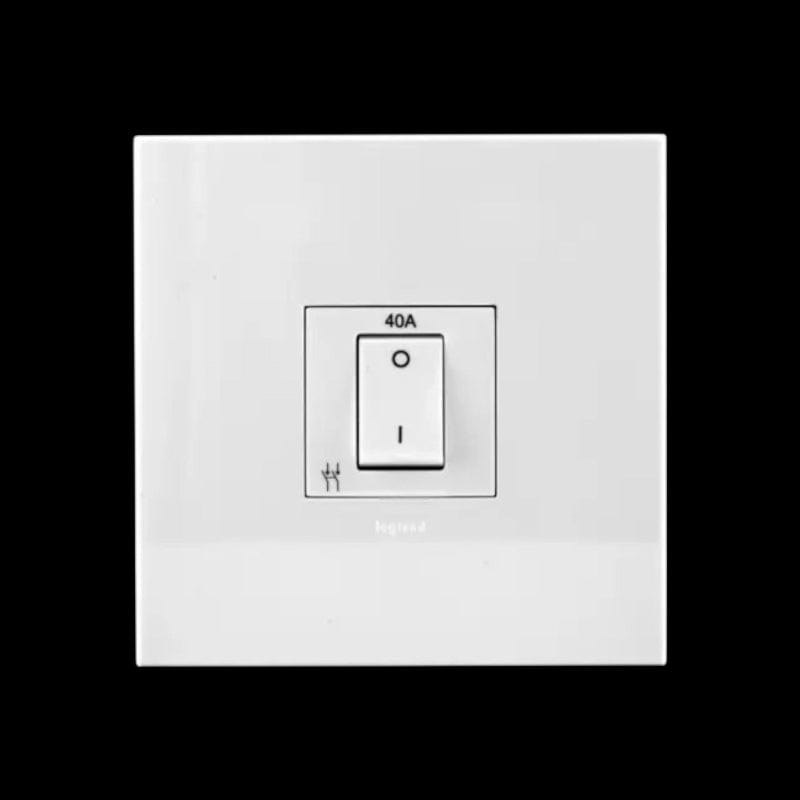 LEGRAND ISOLATOR Legrand Arteor 40A Double Pole DP Isolator Switch with LED indicator  P40ALWW