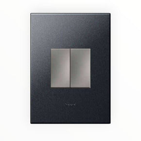 Legrand light switch Legrand Arteor  2-Lever 1-Way Switch 2x4 – GraphiteP224MGP