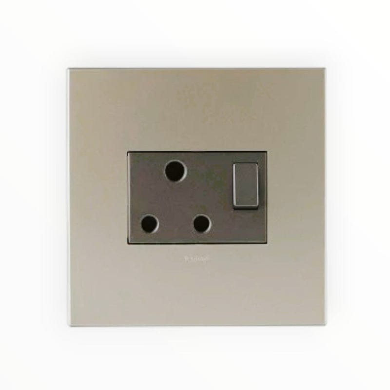 Legrand PLUG Legrand Arteor Champagne/Magnesium Single Wall Plug