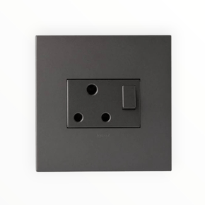 Legrand plug ﻿ Legrand Arteor Single Switched Socket 4X4 Magnesium PD44MM