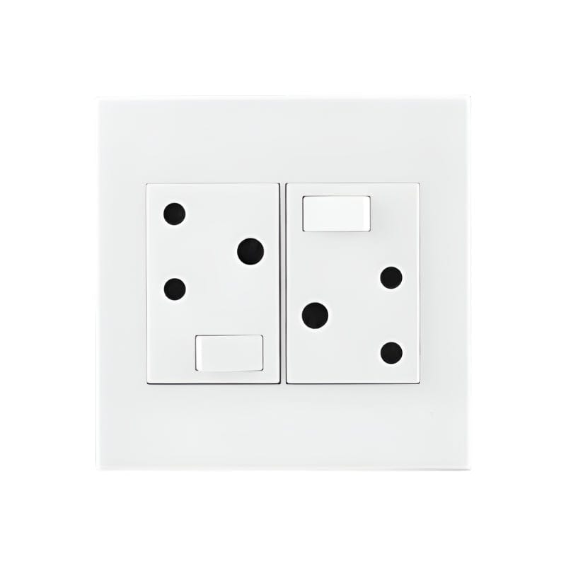 Legrand plugs Legrand Arteor 4x4 Double Switched Socket Outlet PD44WWH