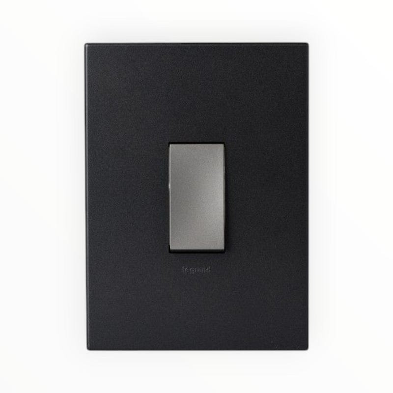 Legrand SWITCHES Legrand Arteor 1-Lever 2-Way Switch 2x4 – Graphite  P1242MGP