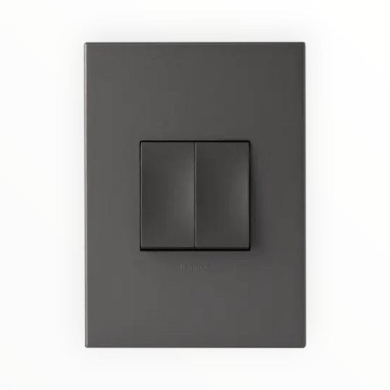 Legrand SWITCHES Legrand Arteor 2-Lever 1-Way Switch Magnesium  P224MCH