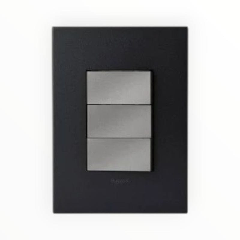 Legrand SWITCHES Legrand Arteor  3-Lever 1-Way Switch 2X4 Magnesium P324MM