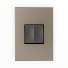 Legrand SWITCHES Legrand Arteor  Switch 2X4 Champagne/MagnesiumP2242MCH 2-Lever 2-Way