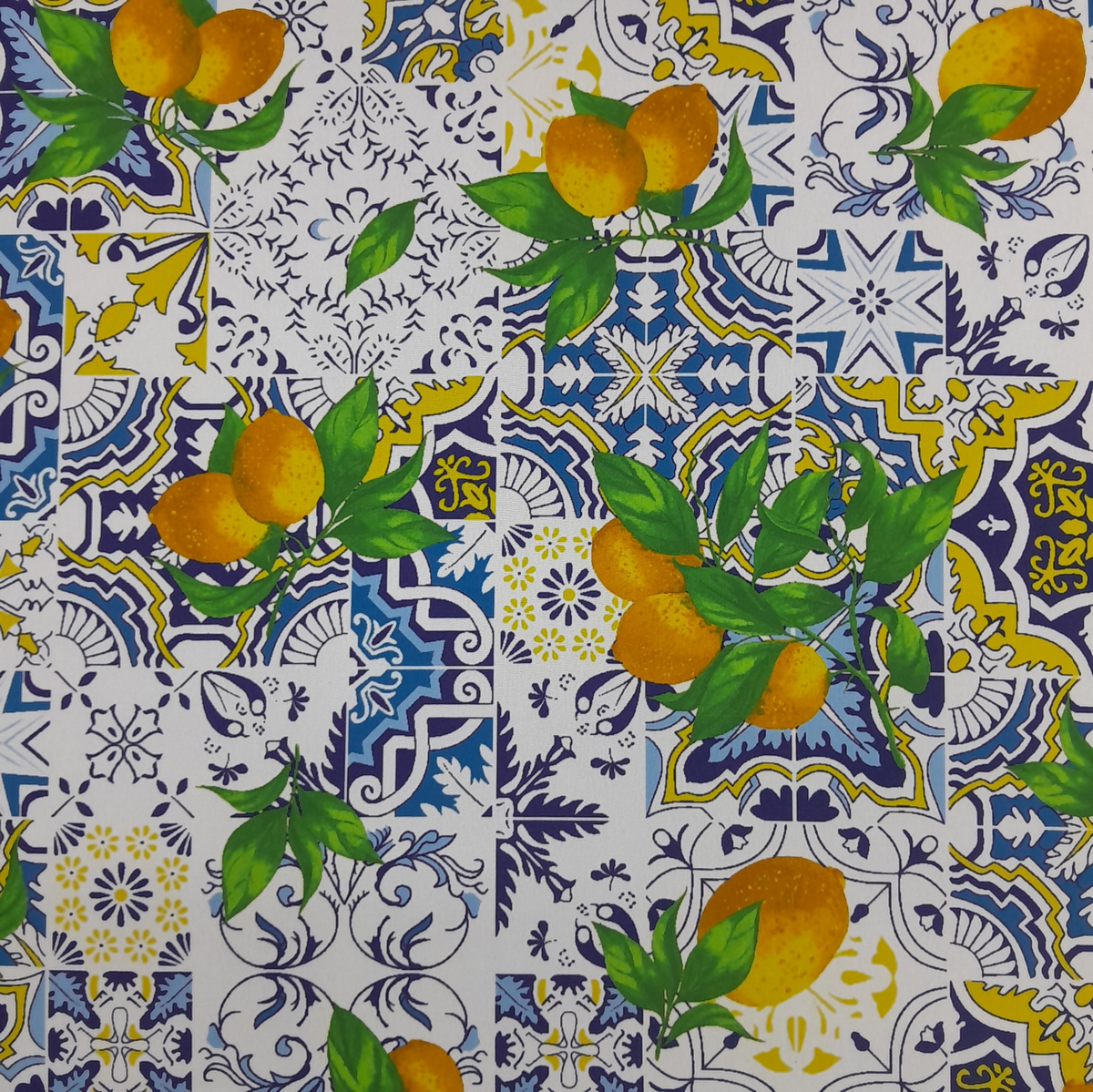 Printed Mini Matt Lemons D8 140 cm