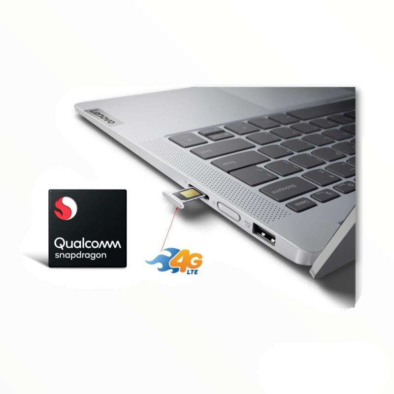 Lenovo LAPTOP BUNDLE Lenovo Idea Pad 4G Qualcomm Snapdragon 8c 8GBRAM/ 256GBSSD Bundle (7812840259673)