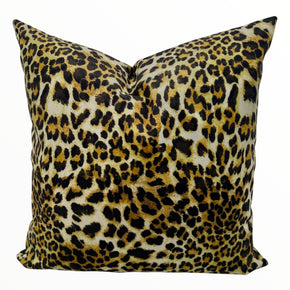 Velvet Scatter Cushion Leopard 50x50 cm