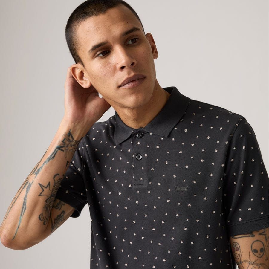 Levis Golf T Shirt Levi's Men's Slim Housemark Polo Shirt - Multi Colour A4842-0093