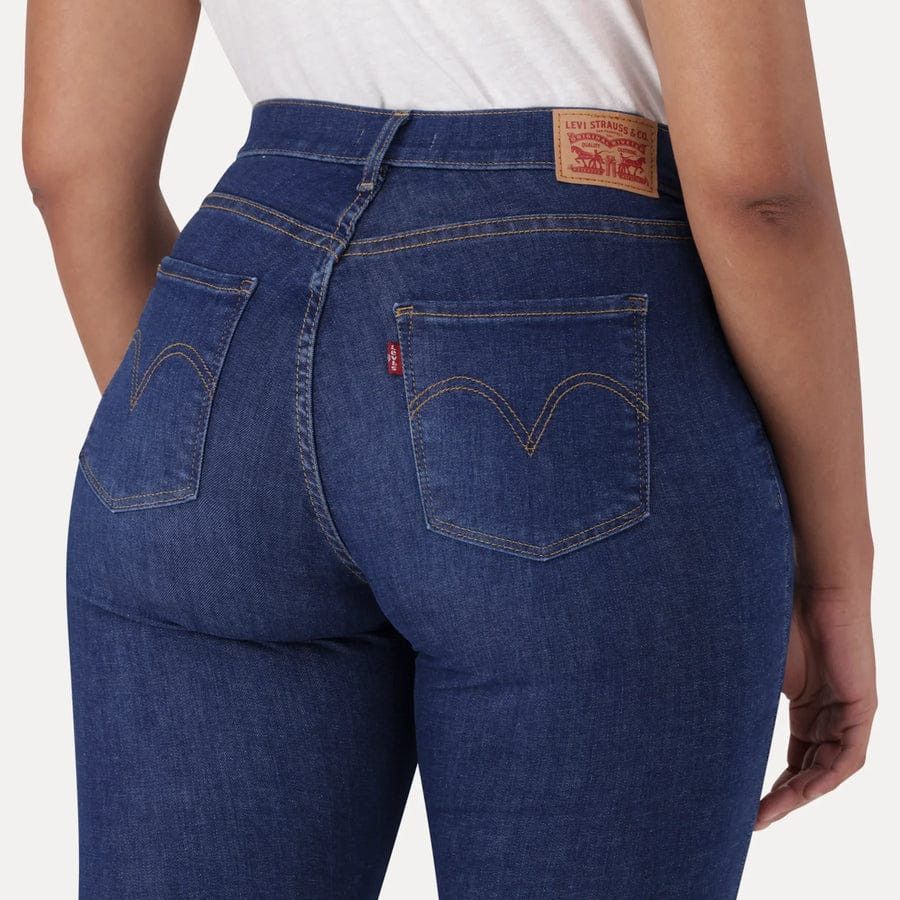 Levis Jeans Levi's Women's Blue Curvy Hirise Superskinny Warm Jeans A41230040