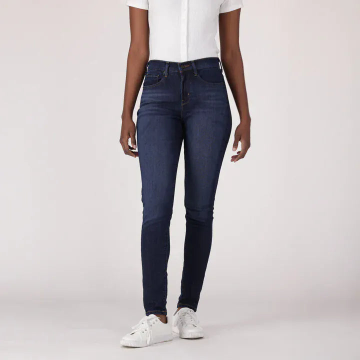 Levis Ladies Jeans 26 Levi's  Women's Curvy High Rise Super Skinny Dark Indingo Worn In