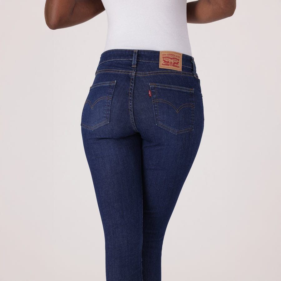 Levis Ladies Jeans Levi's Women'S 721 High-Rise Skinny Jeans Med Indigo Worn In A4058-0036