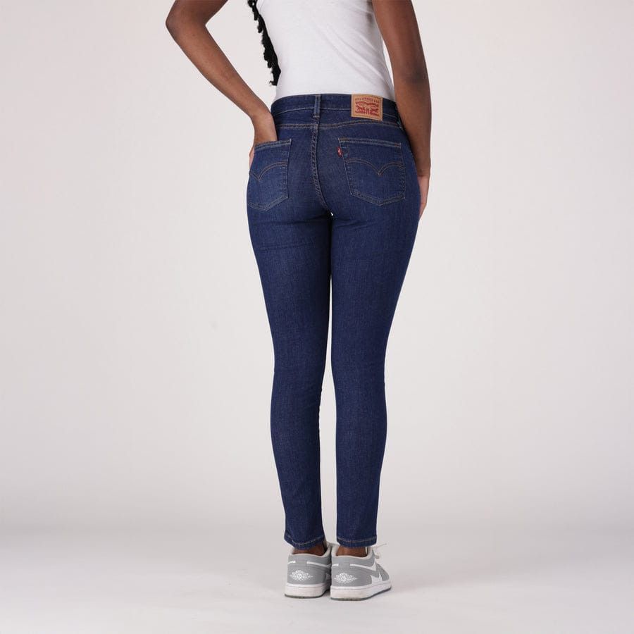 Levis Ladies Jeans Levi's Women'S 721 High-Rise Skinny Jeans Med Indigo Worn In A4058-0036