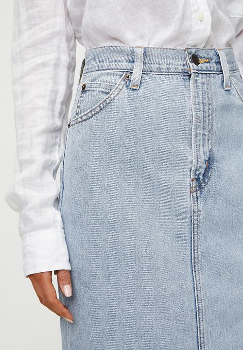 Levis Skirt Levi's HR Back Slit Skirt - Intense Subject