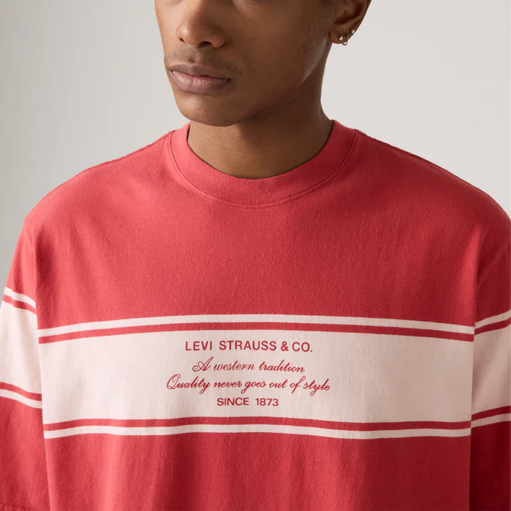 Levis T Shirt Levi's Men's Half-Sleeve T-Shirt Red A58050036