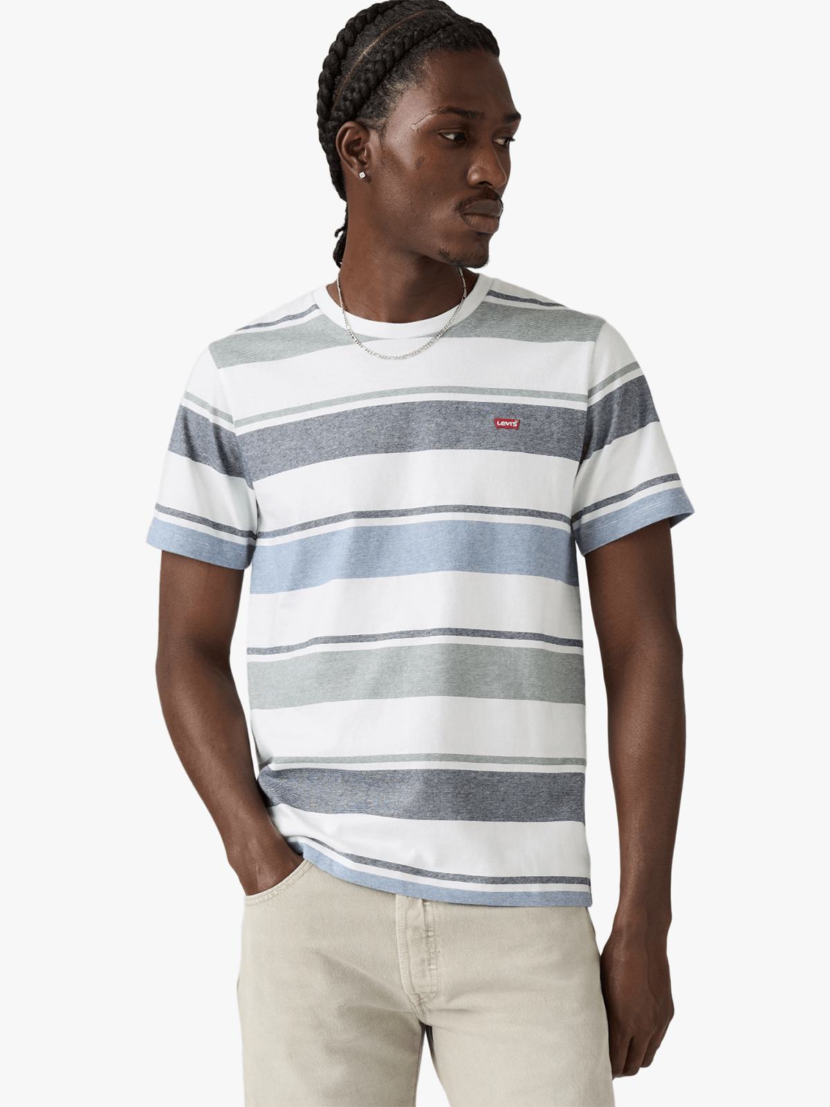Levis T Shirt Levi's Men's Original Housemark T-Shirt Multi Colour 56605-0290
