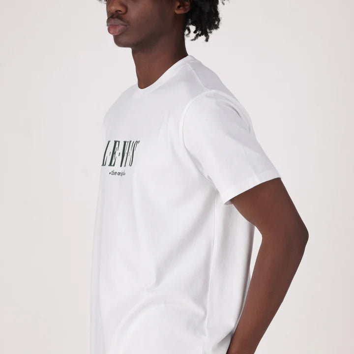 Levis T Shirt Levi's Men's Relaxed Short Sleeve Graphic T-Shirt - White