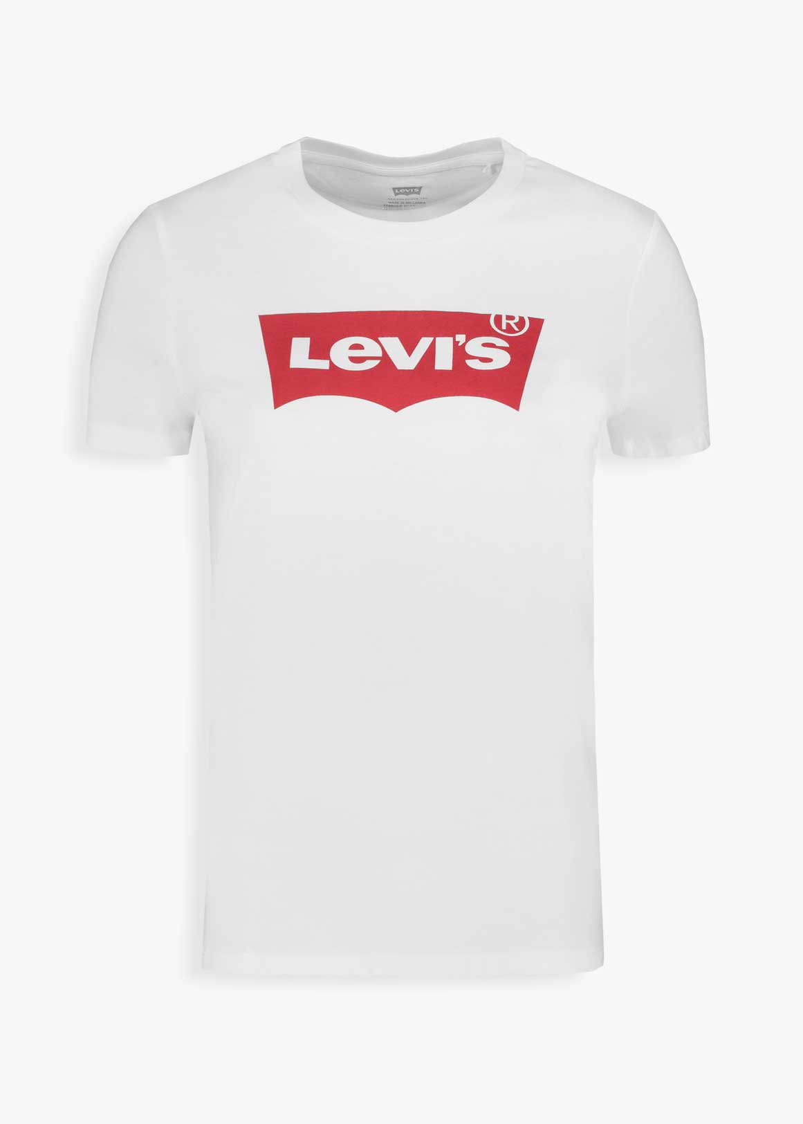 Levis T Shirt Men's Levi's White Graphic Crewneck Za Filled B T-Shirt 54580062