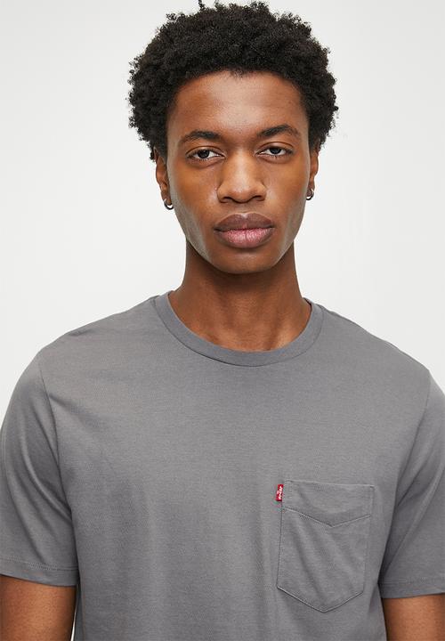 Levis T Shirt Short sleeve Classic Pocket Tee - 36 Smoked Pearl