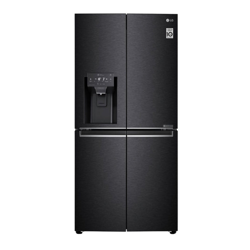 LG Fridge/Freezer LG 426L Black Finish Slim French Door Fridge GC-L22FTQUB (7910356484185)