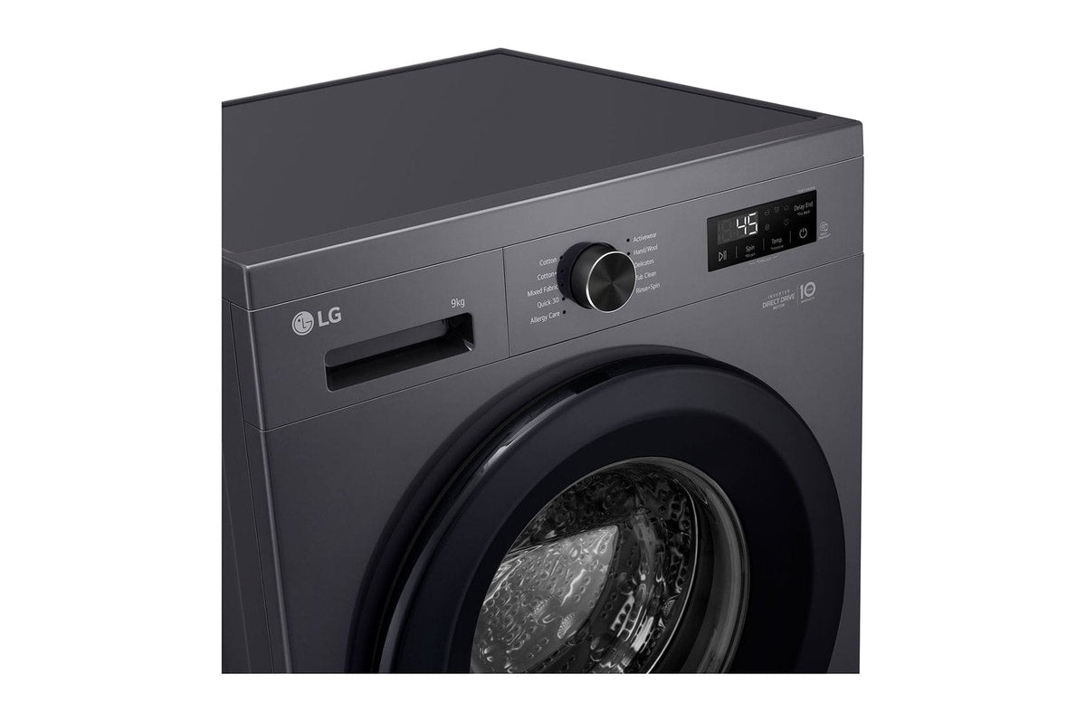 LG FRONTLOADER LG 9kg Middle Black Front Loader Washing Machine  F2Y1VYP6J