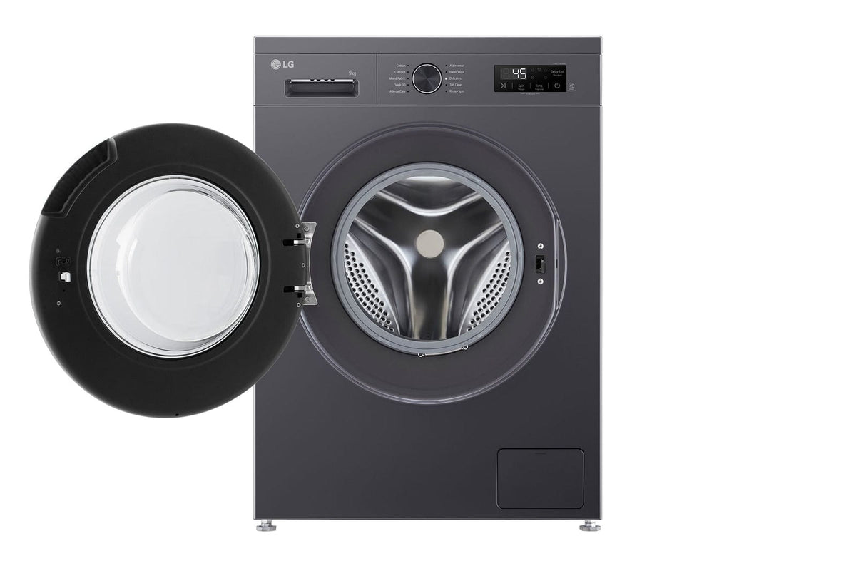 LG FRONTLOADER LG 9kg Middle Black Front Loader Washing Machine  F2Y1VYP6J