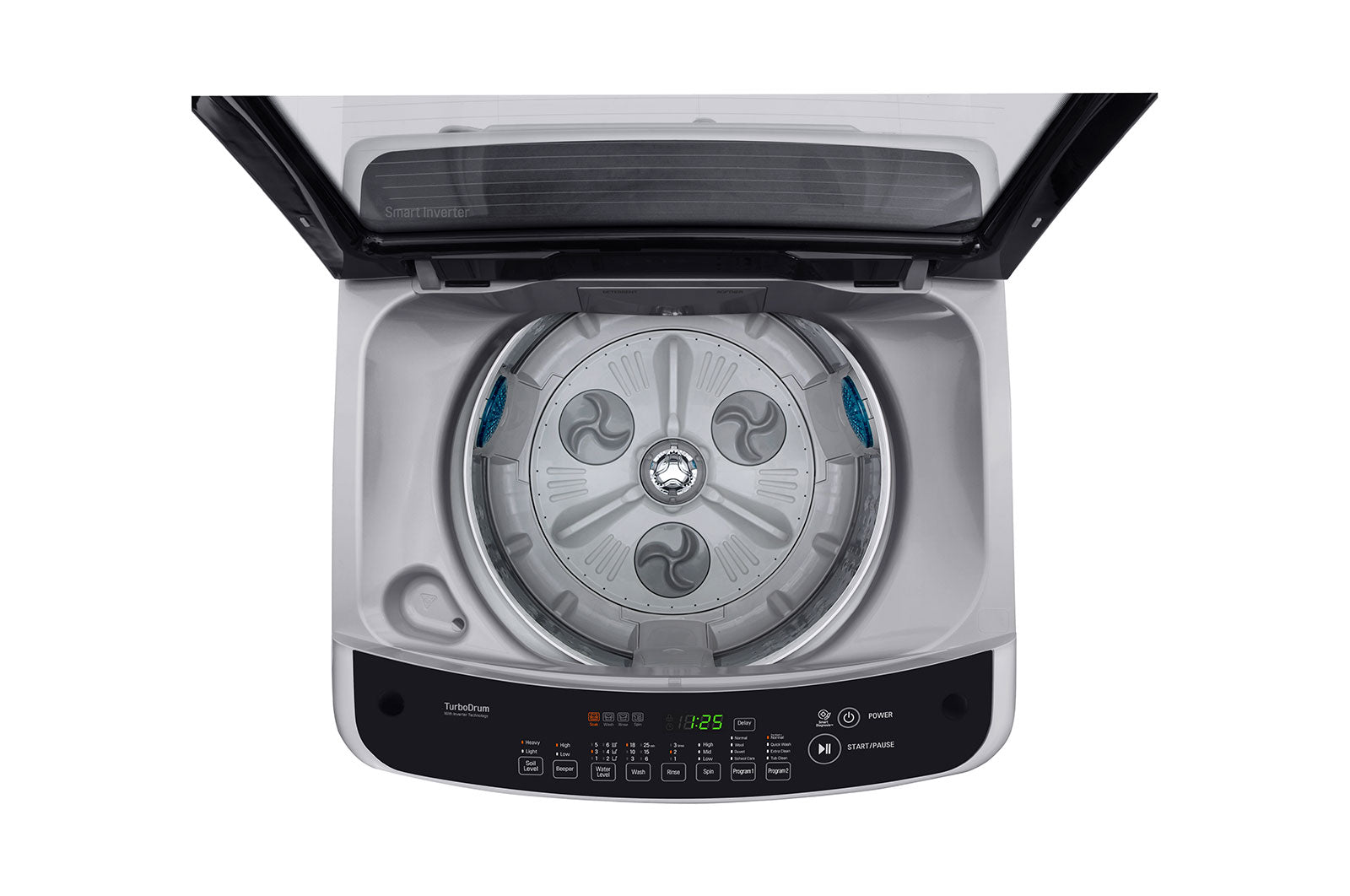 LG LG 17Kg Silver Sapience Top Loader Washing Machine T1777NEHTE