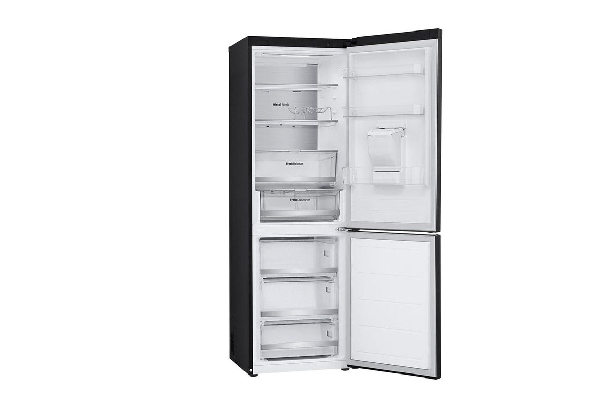 LG Refrigerators LG 343L Essence Matte Black Combi Fridge GC-F459FSUW.AEVQESA