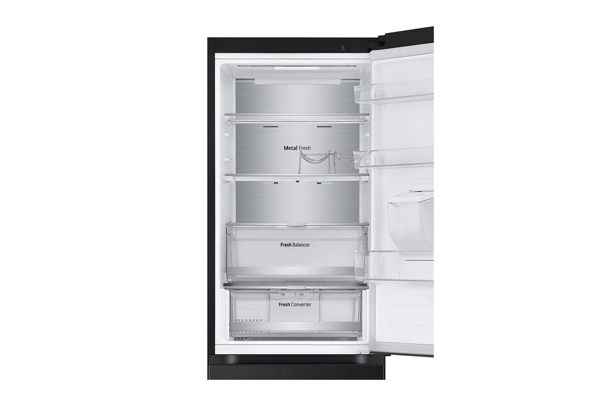 LG Refrigerators LG 343L Essence Matte Black Combi Fridge GC-F459FSUW.AEVQESA
