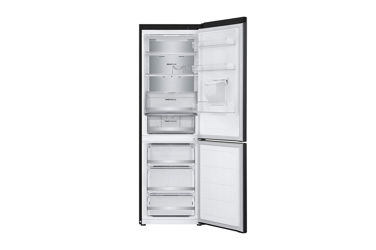 LG Refrigerators LG 343L Essence Matte Black Combi Fridge GC-F459FSUW.AEVQESA