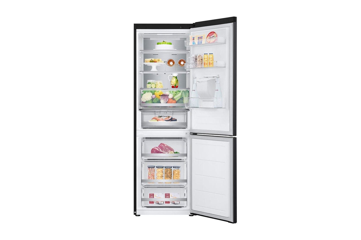 LG Refrigerators LG 343L Essence Matte Black Combi Fridge GC-F459FSUW.AEVQESA
