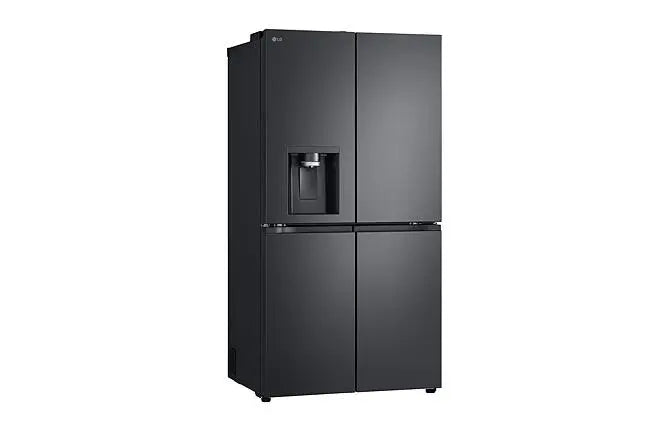 LG Refrigerators LG 561L Essence Black Steel Side-By-Side Fridge - GC-L24FFCFB.AEVQESA