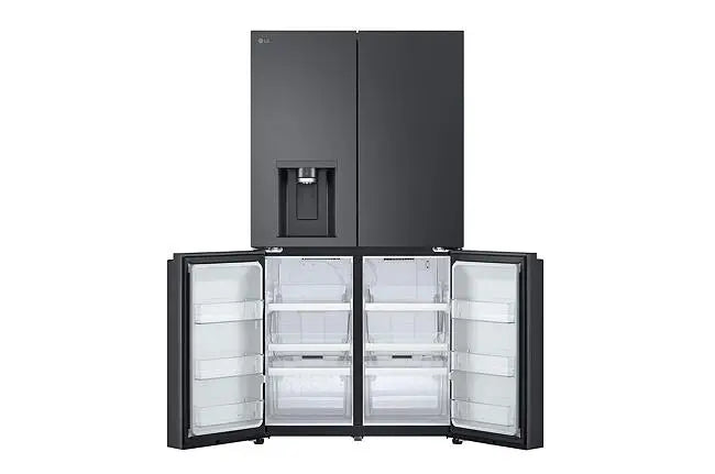 LG Refrigerators LG 561L Essence Black Steel Side-By-Side Fridge - GC-L24FFCFB.AEVQESA