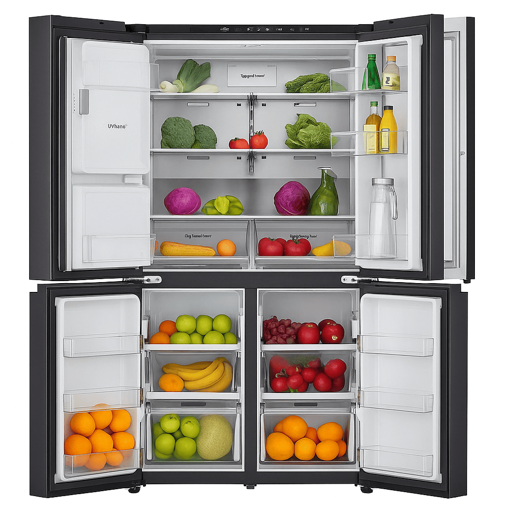 LG Refrigerators LG 570L Black Door-in-Door Fridge – GC-J24FFCBB.AEVQESA