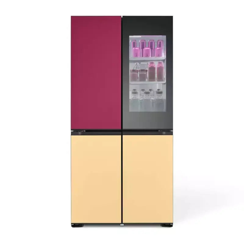 LG Refrigerators LG 617L MoodUP™ InstaView Multidoor Fridge Freezer with Colour Changing LED – GR-A24FDMMB.ANNQESA