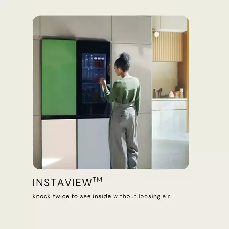 LG Refrigerators LG 617L MoodUP™ InstaView Multidoor Fridge Freezer with Colour Changing LED – GR-A24FDMMB.ANNQESA