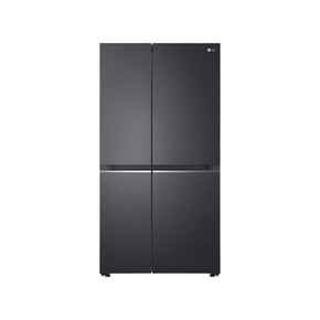 LG Refrigerators Lg 674L Matte Black side by side Fridge-GC-B257SQYL (7641941803097)