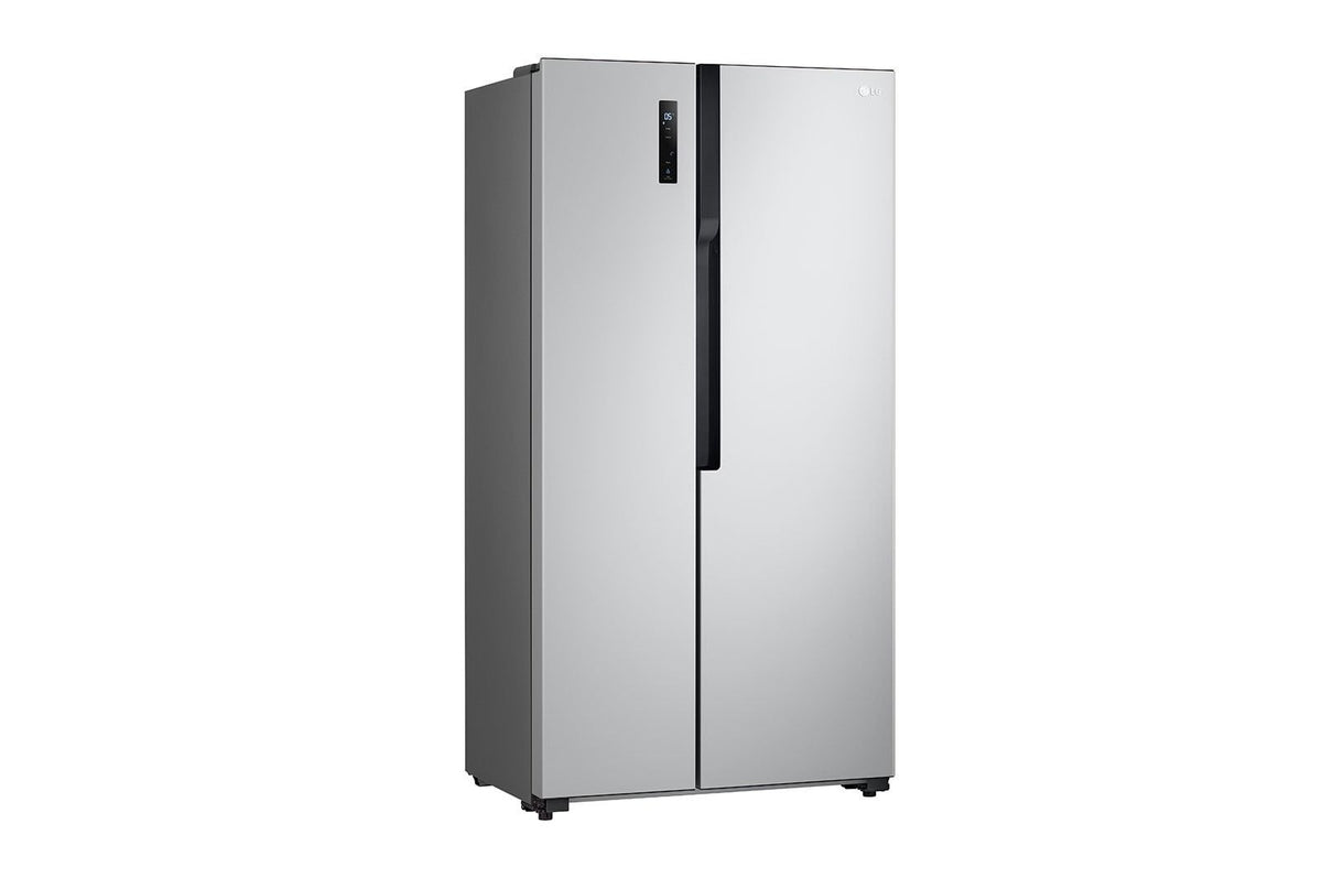 LG Side by side fridge LG 519 L Silver Side by Side Fridge GC-FB507PQAM.AHSQESA