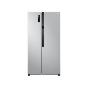 LG Side by side fridge LG 519L Silver Side by Side Fridge GCFB507PQAM (7565421314137)